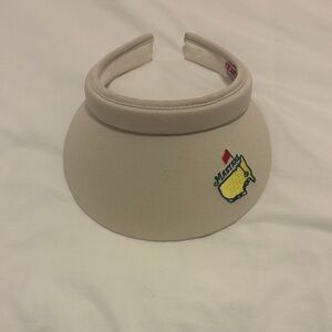 Cream Golf Visor with Masters Logo Women’s